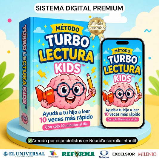 TurboLectura KIDS™ + 10 BONOS PREMIUM🎁